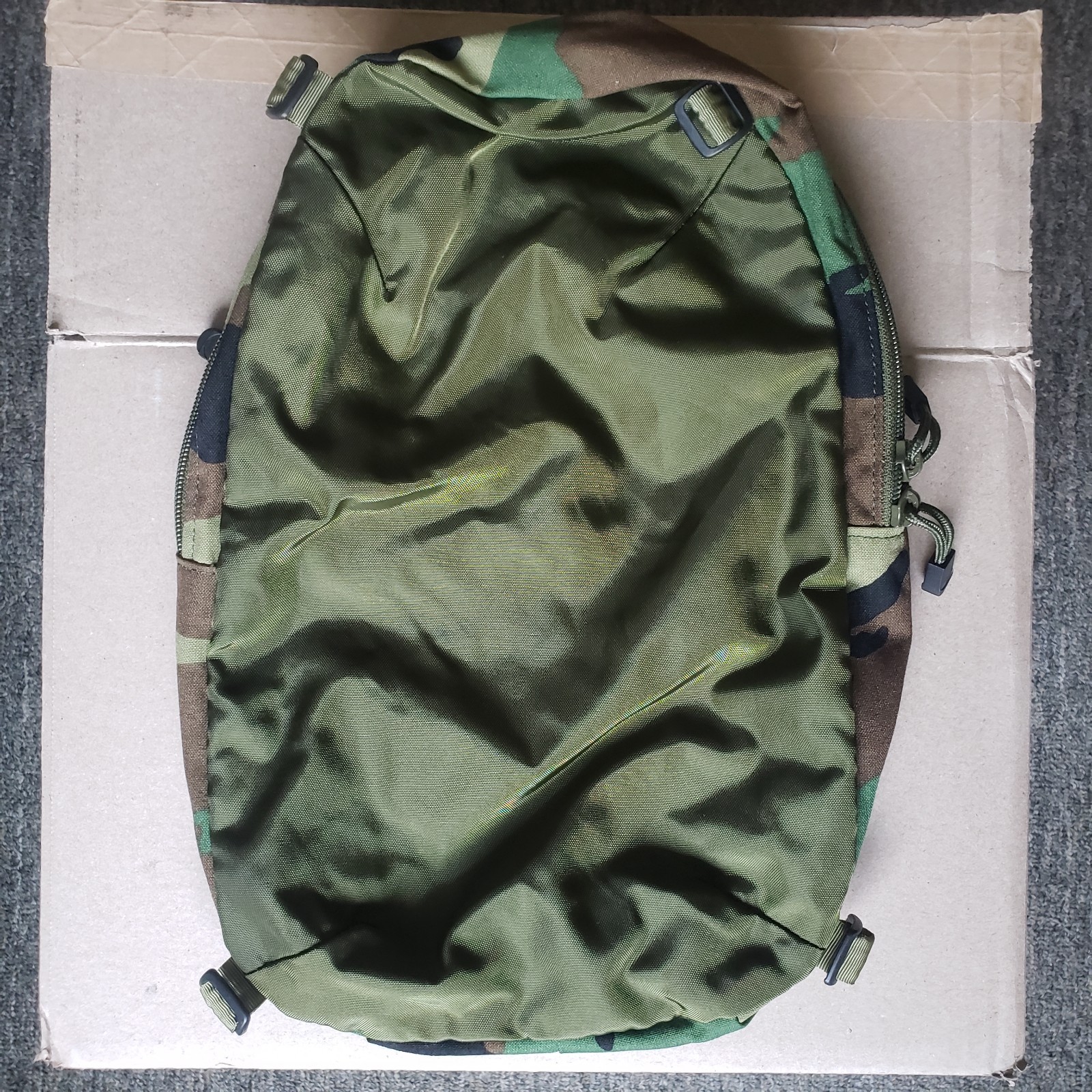 Rare Camelbak Transformer Maximum Gear Hydration Pack Backpack M81 Woodland Camo