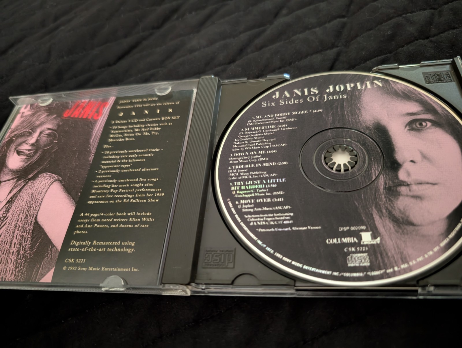 Janis Joplin Promo Only Sampler From Box Set