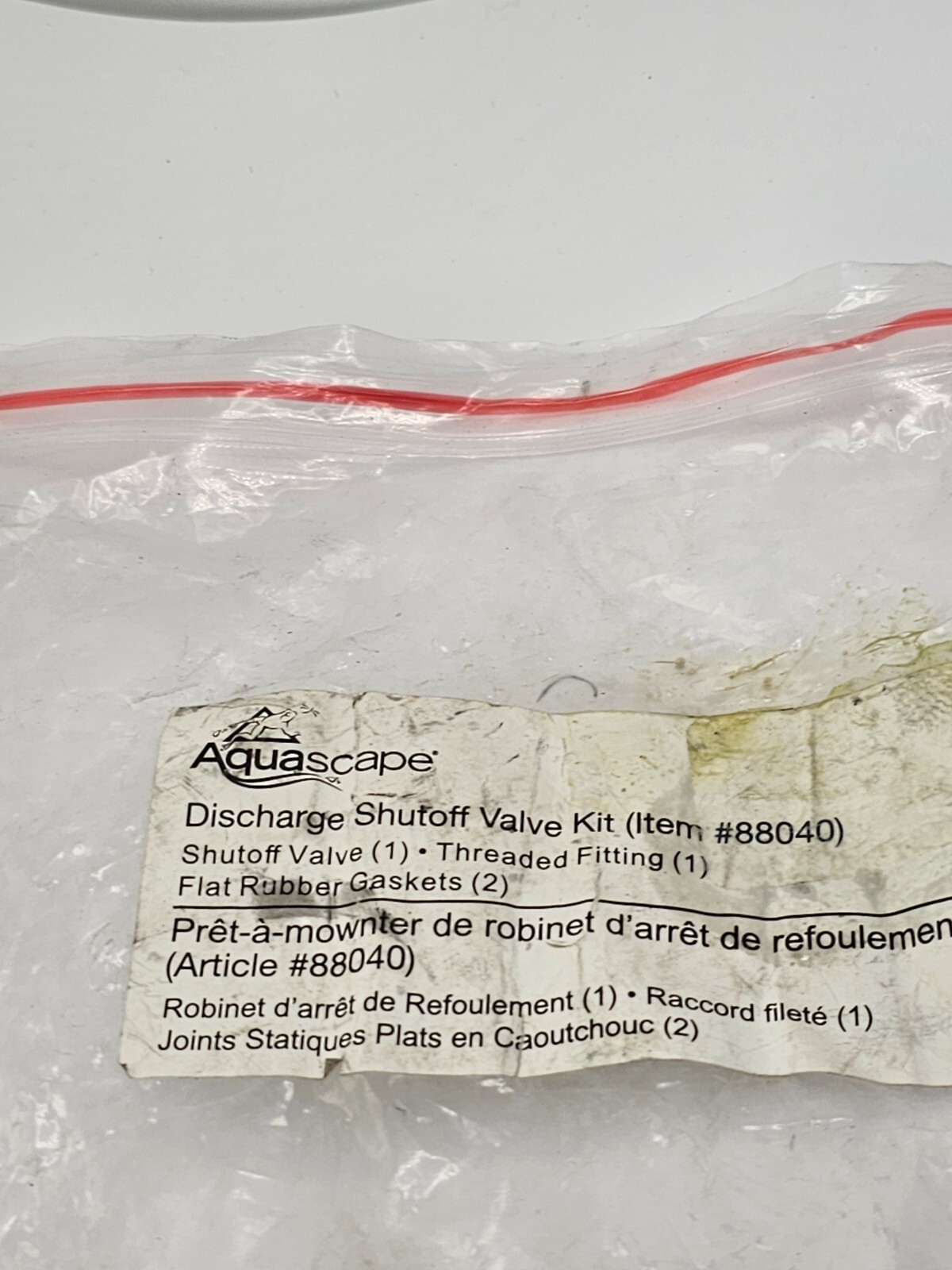 AQUASCAPE #88040 ULTRAKLEAN 2000/3500 POND FILTER DISCHARGE SHUTOFF VALVE