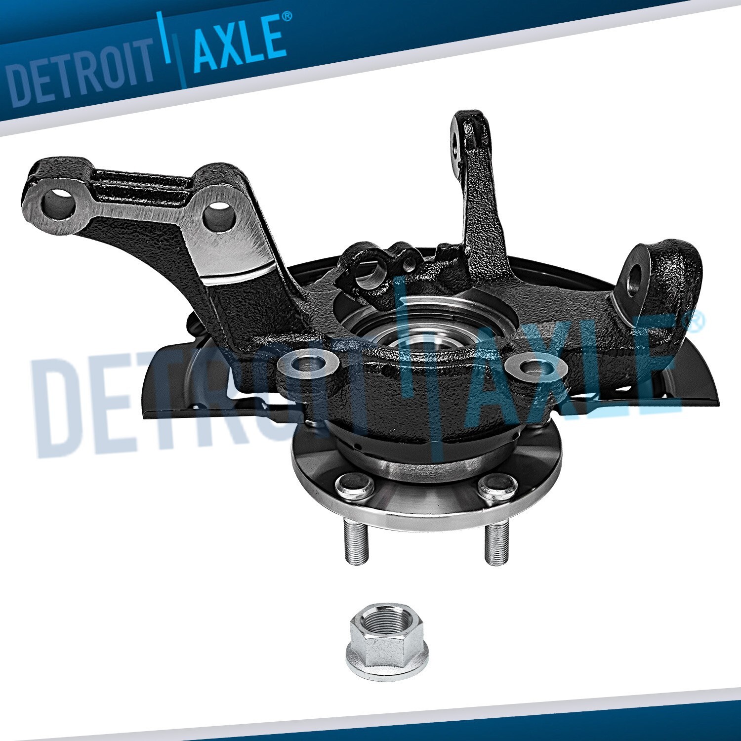 Front Right Wheel Hub Bearing Steering Knuckle for 04-2006 Nissan Altima Maxima