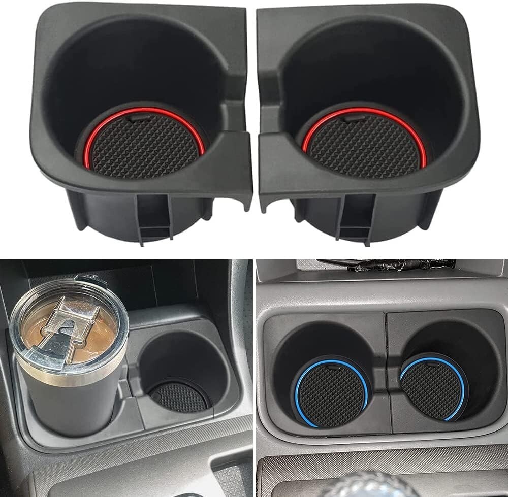 AOTEMILK Cup Holder Inserts Replacement for Toyota Tacoma 2005-2017 Accessories