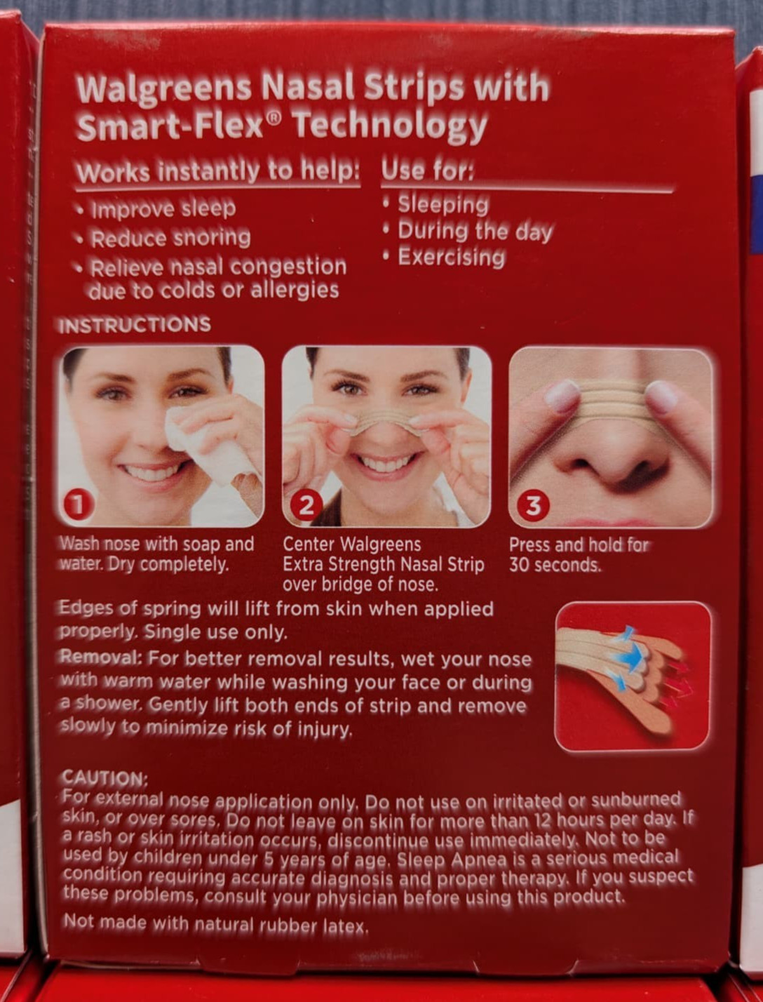 156 Nasal Strips Smart Flex Technology Tan Sensitive Skin Extra Strength