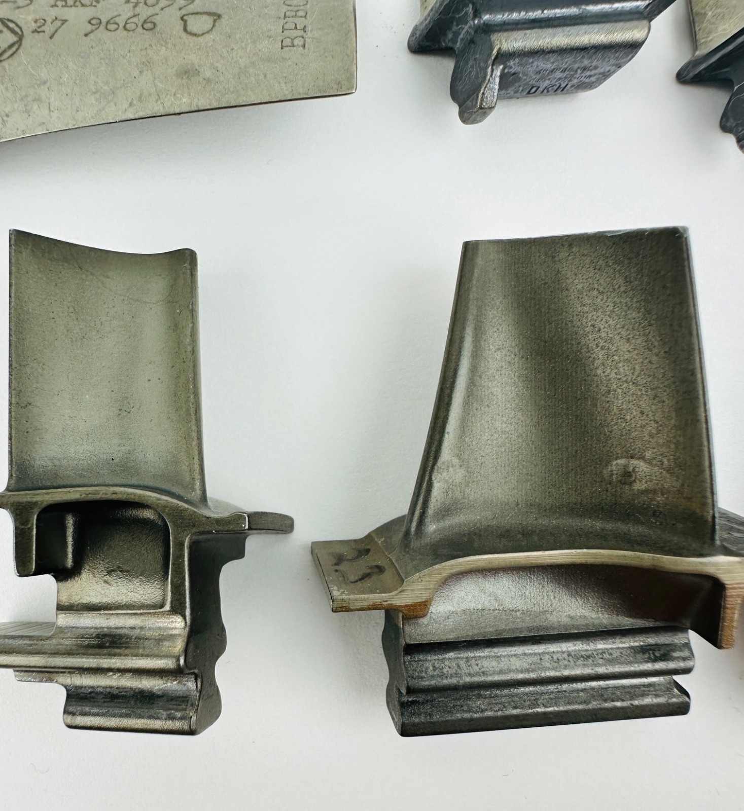 RL-10 Rocket Engine Turbine Blade Collection (Estate) + Original Polaroid