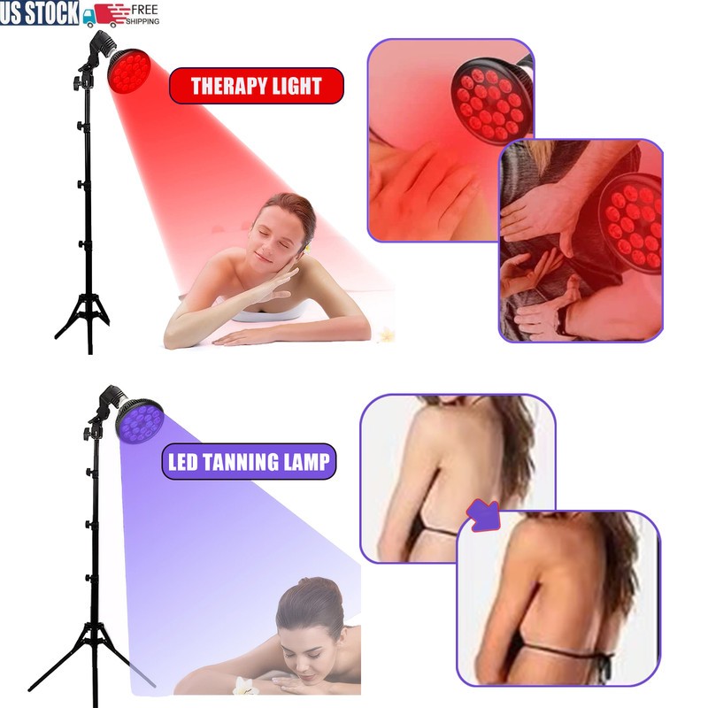 Blue Tanning lamp Thearpy Light Infrared Red Light with Adjustable Stand Indoor