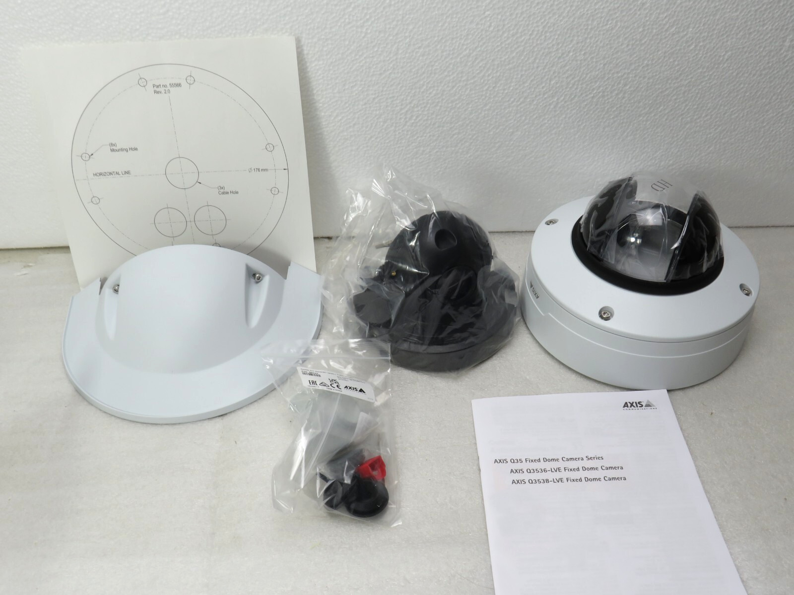 Axis Q3536-LVE 4MP Dome Camera 29mm Lightfinder Forensic WDR Deep Learning [CTD]