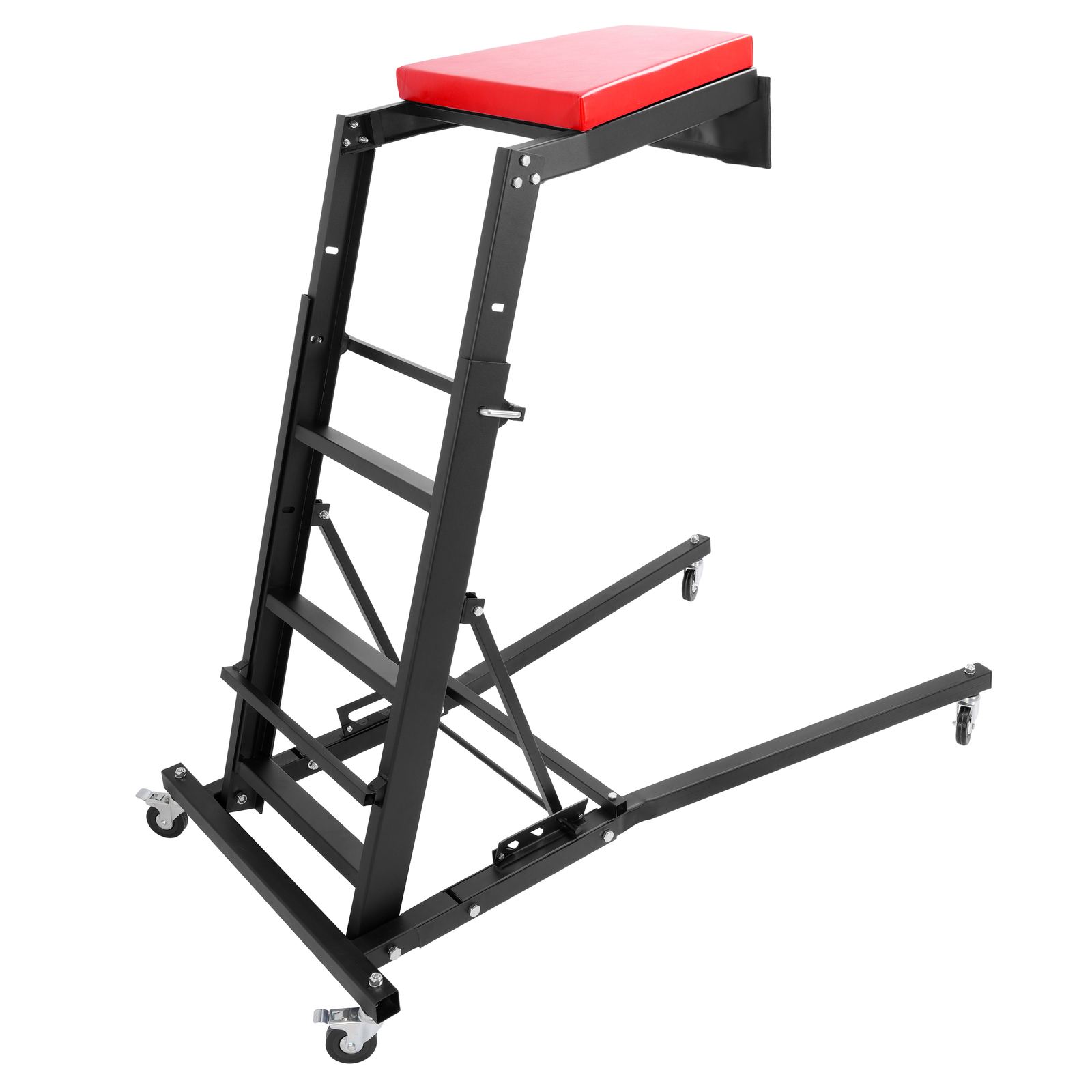 Foldable Automotive Topside Creeper Adjustable Height Movable Ladder 400Lbs