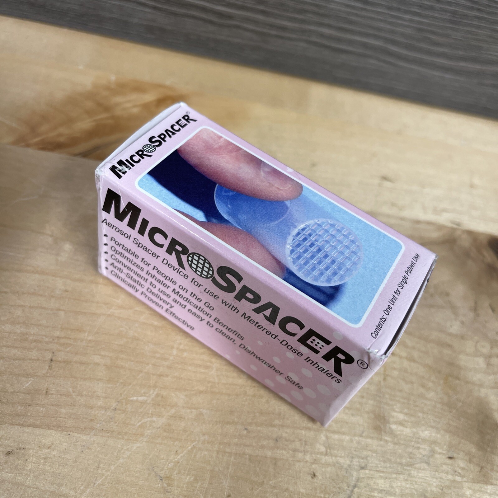 MicroSpacer for Metered Dose Inhalers Aerosol Spacer New