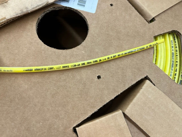 * 40 Feet * 1/4 Parker Air Brake hose DOT 1120 SAE J844 Yellow tubing tube 6YAD3