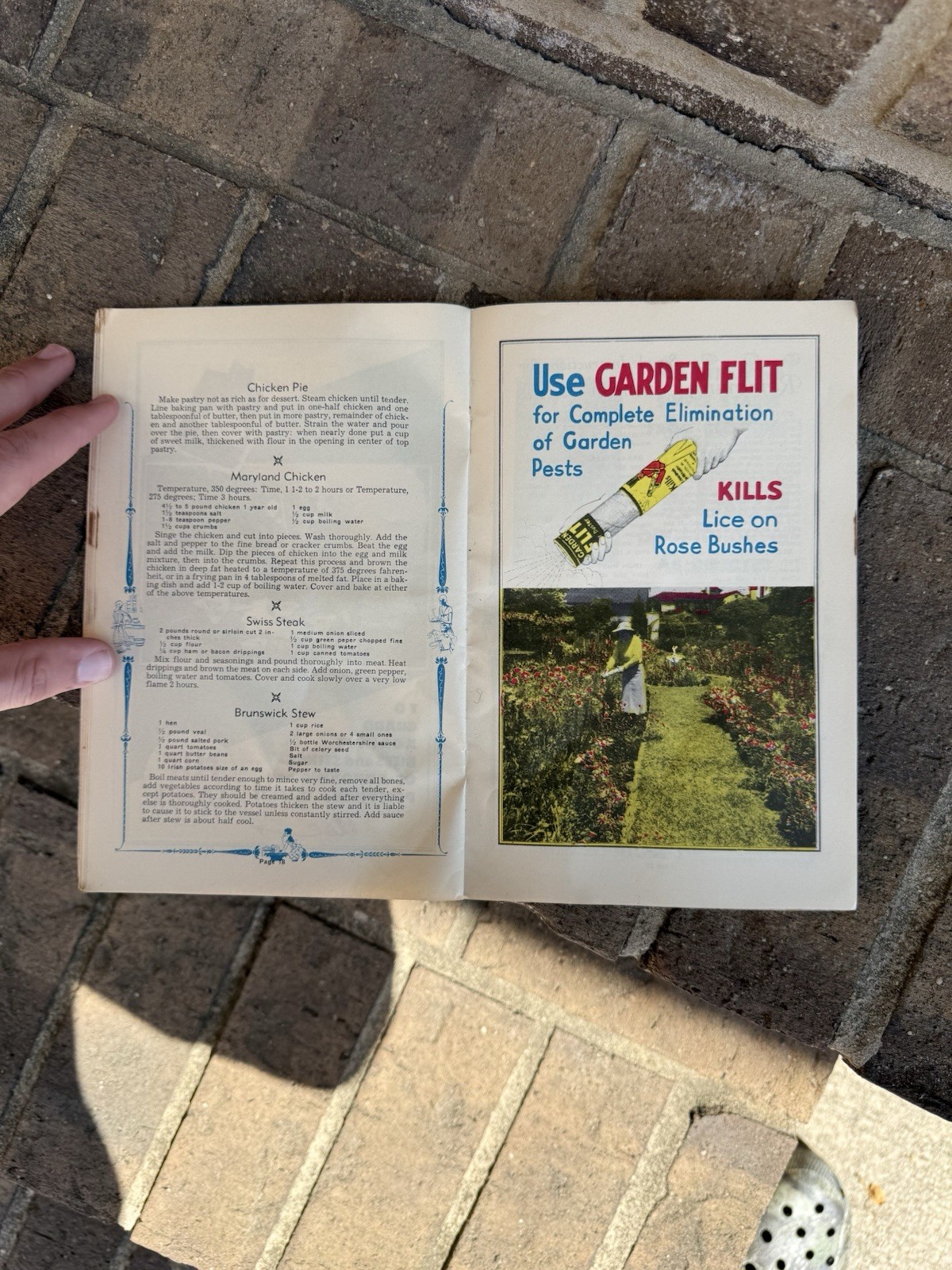 Vintage Esso Advertising Cook Book Gas And Oil 1950s Scranton Pa Advertising Gas