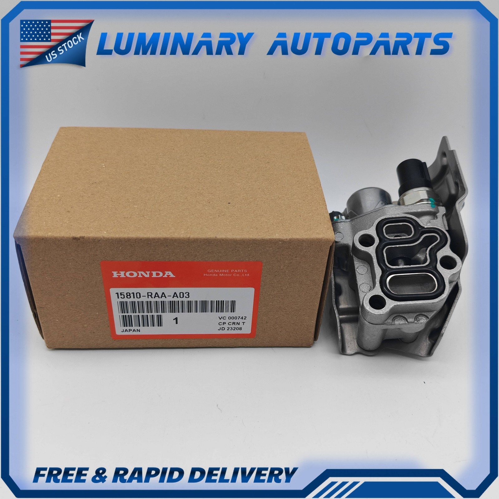 OE Vtec Solenoid Spool Valve W/gasket Nib For Honda Accord CR-V 15810-RAA-A03