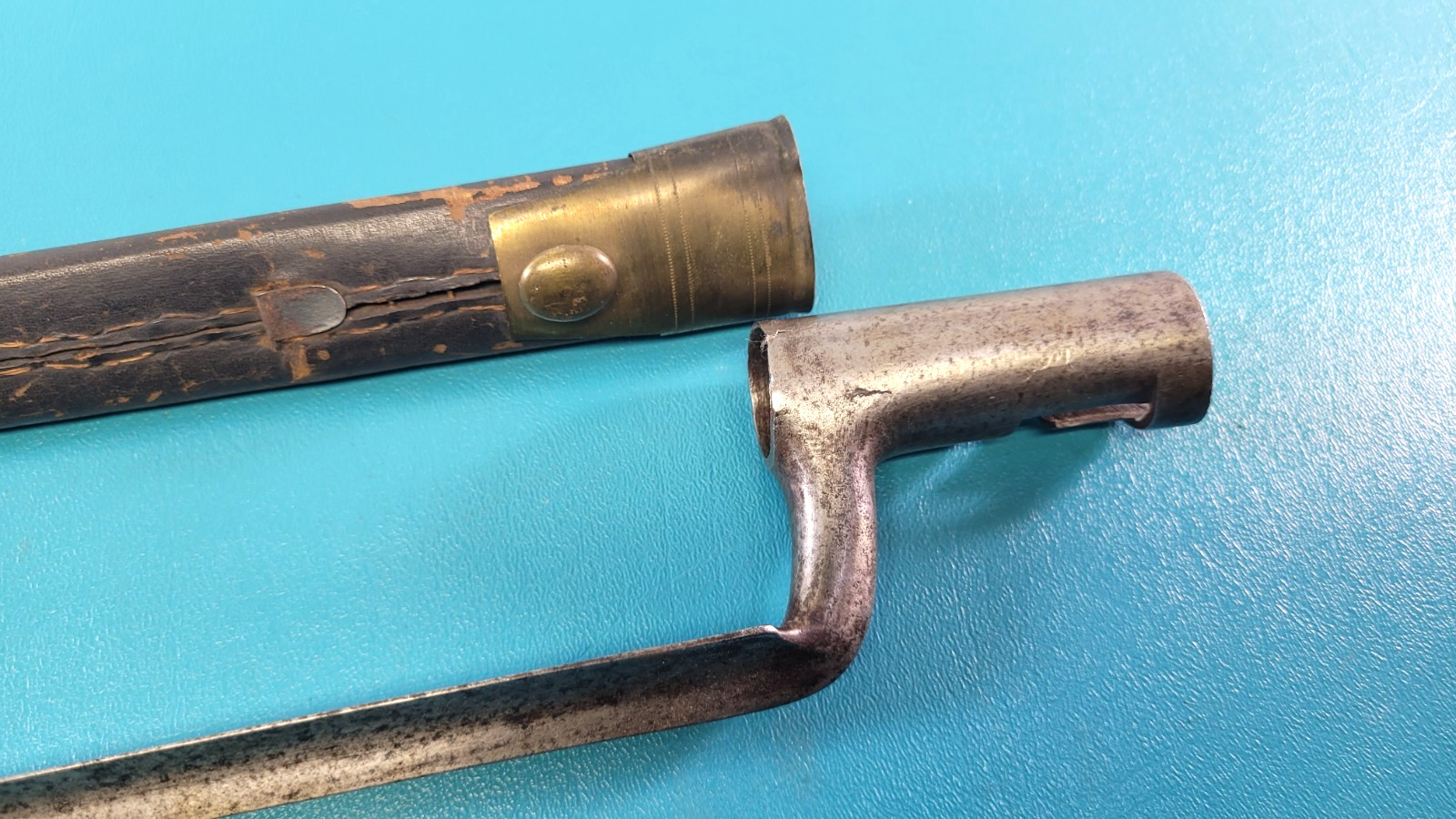 US Musket Model 1854 Socket Bayonet Remington Conversion + Scabbard TR1234