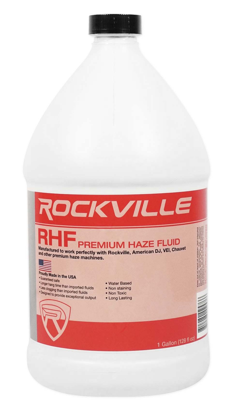 Rockville ROCKHAZE 700 CFM DMX Water Based DJ/Club Haze Machine+Gallon Fluid