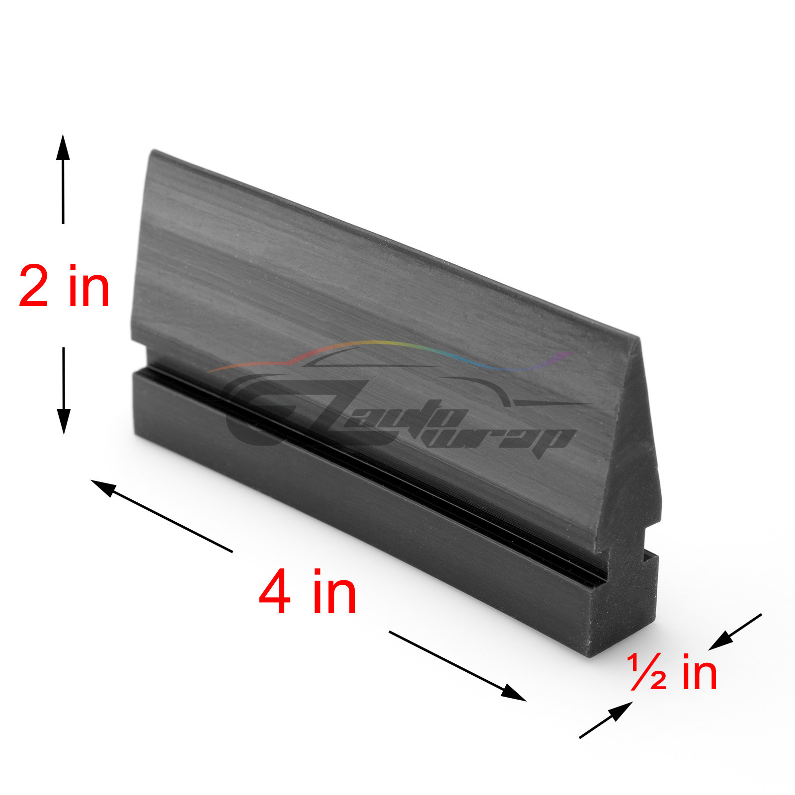 Window Tint Black Turbo Squeegee 4" Rubber Material Car Auto Tinting Film Tool