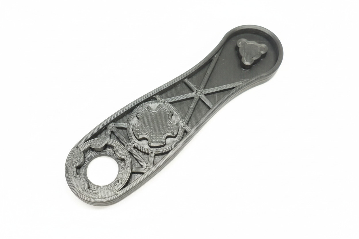 Wrench for Obsidian 9/45 End Cap Piston Tri-Lug Multi Tool Non-Marring Tool