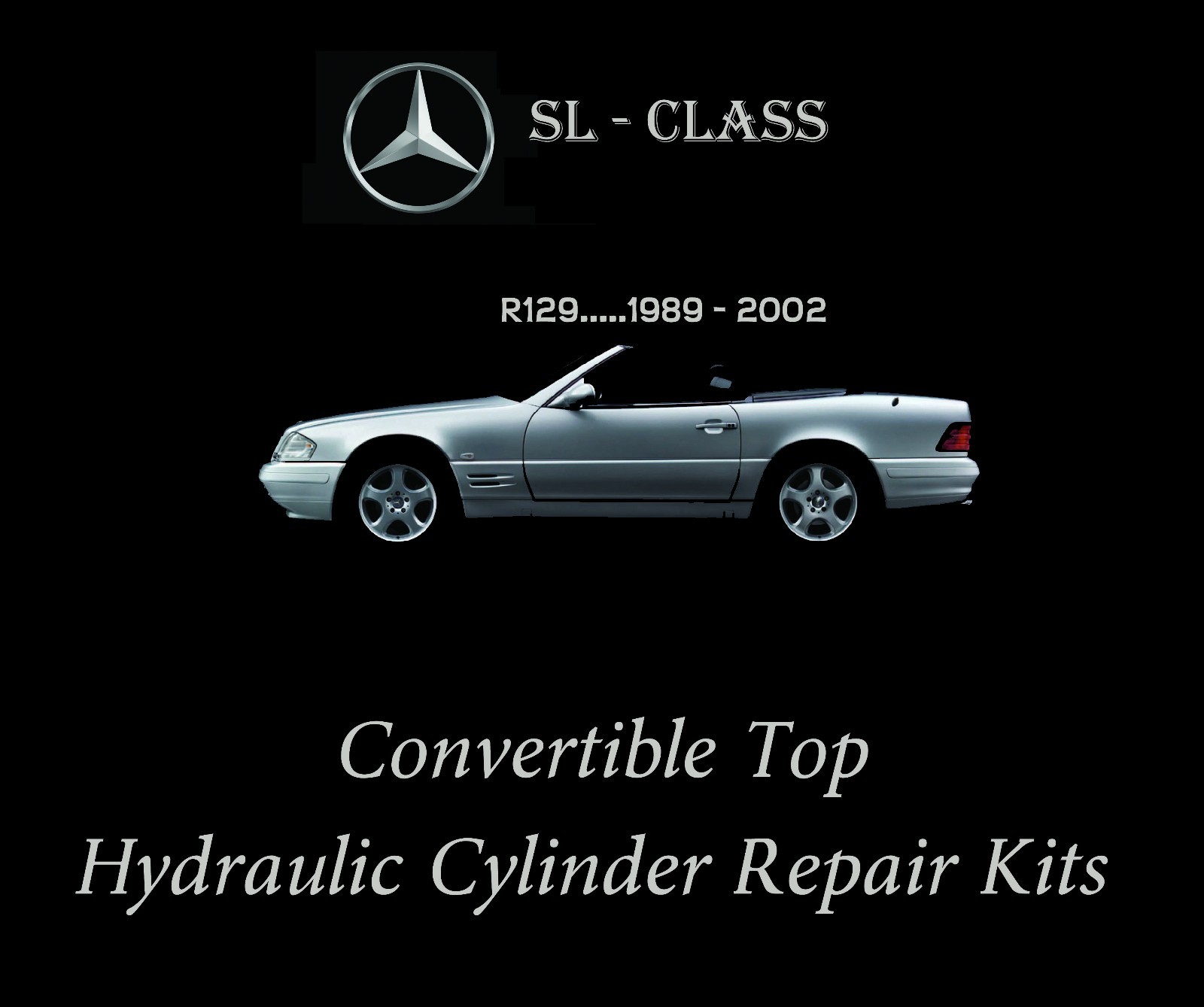 Mercedes SL500 SL320 500SL Convertible Top Hydraulic Cylinder Repair Kit..R129