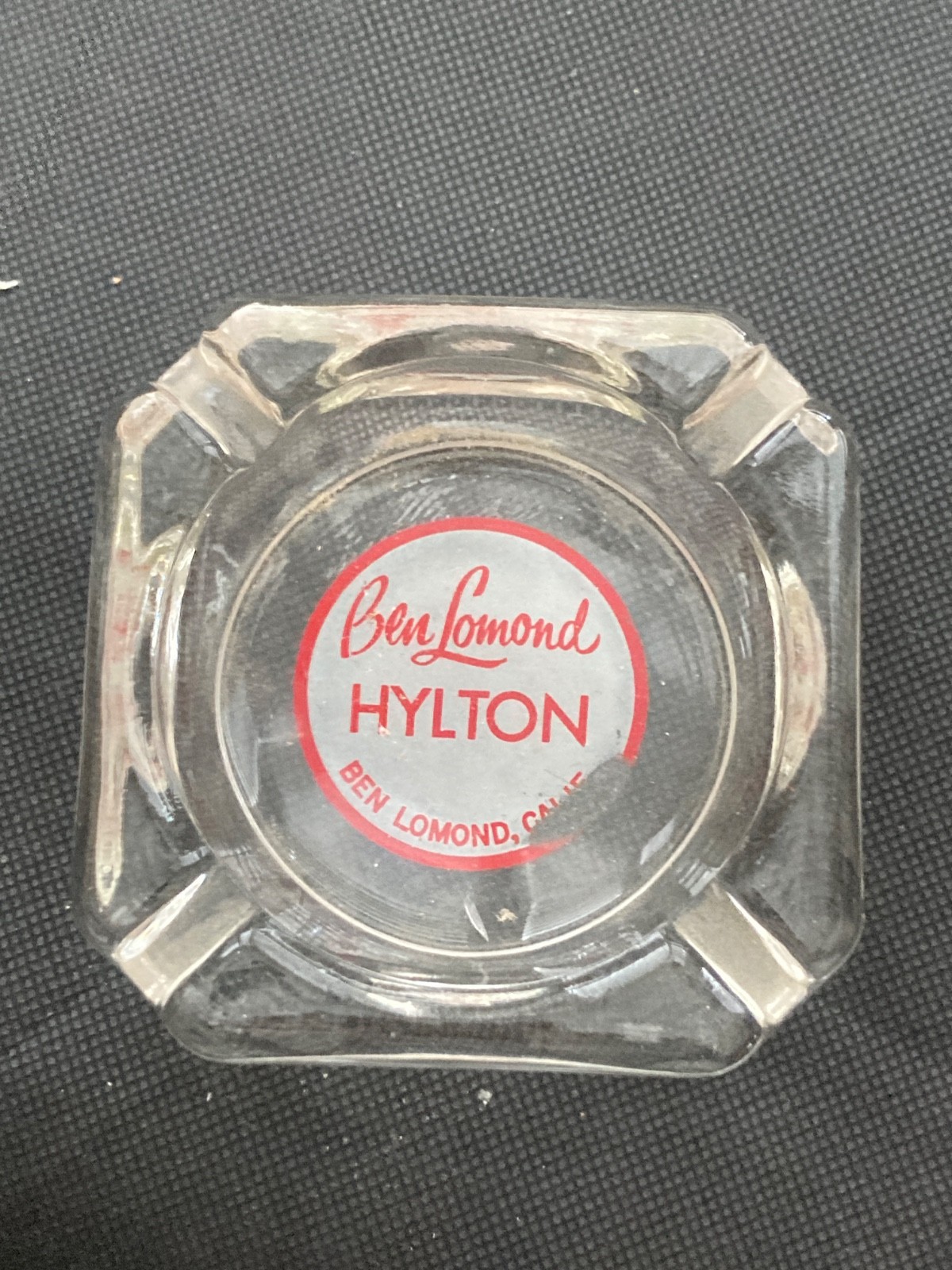 BEN LOMARD 1950s-60s Ben Lomond ASHTRAY Hylton Ashtray Collectible Hotel