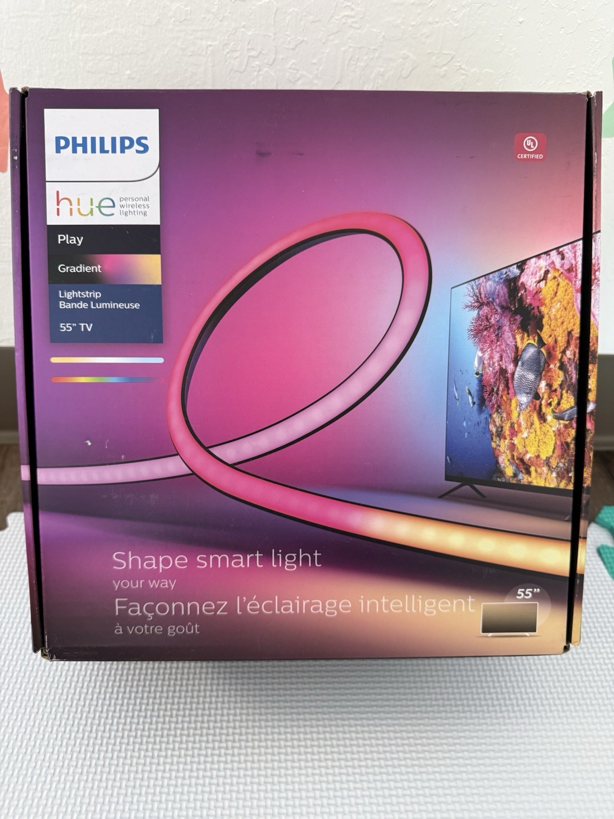 Philips Hue Play Gradient 55" TV Light Strip – Open Box