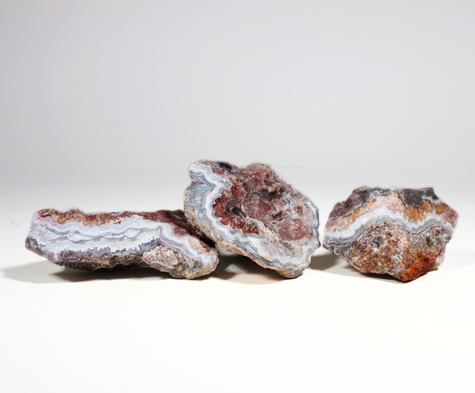 Mexican Lace Agate - Rough Rocks for Tumbling from Mexico - Bulk Wholesale