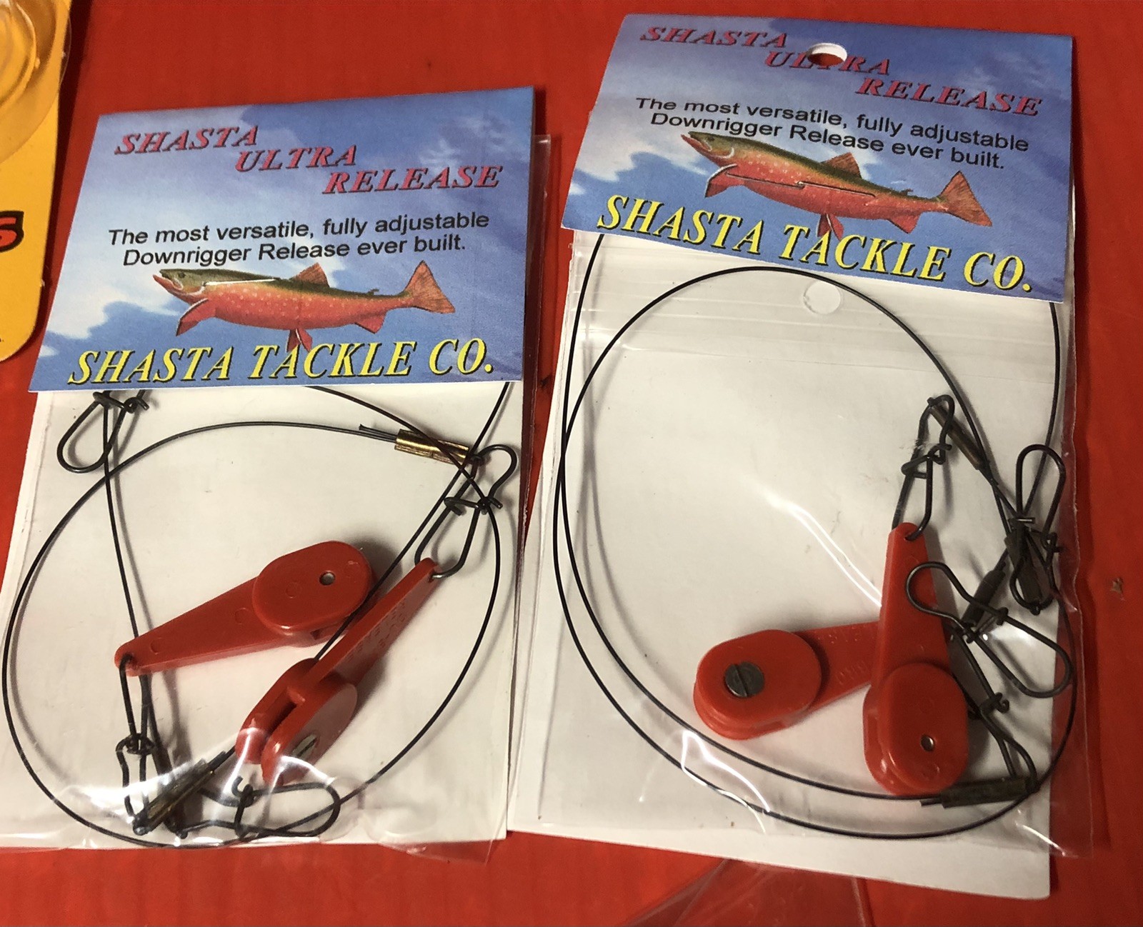 Fishing Tackle Lot. Hoochies, Mack’s Wedding Ring Spinners, Kokaneekid Release