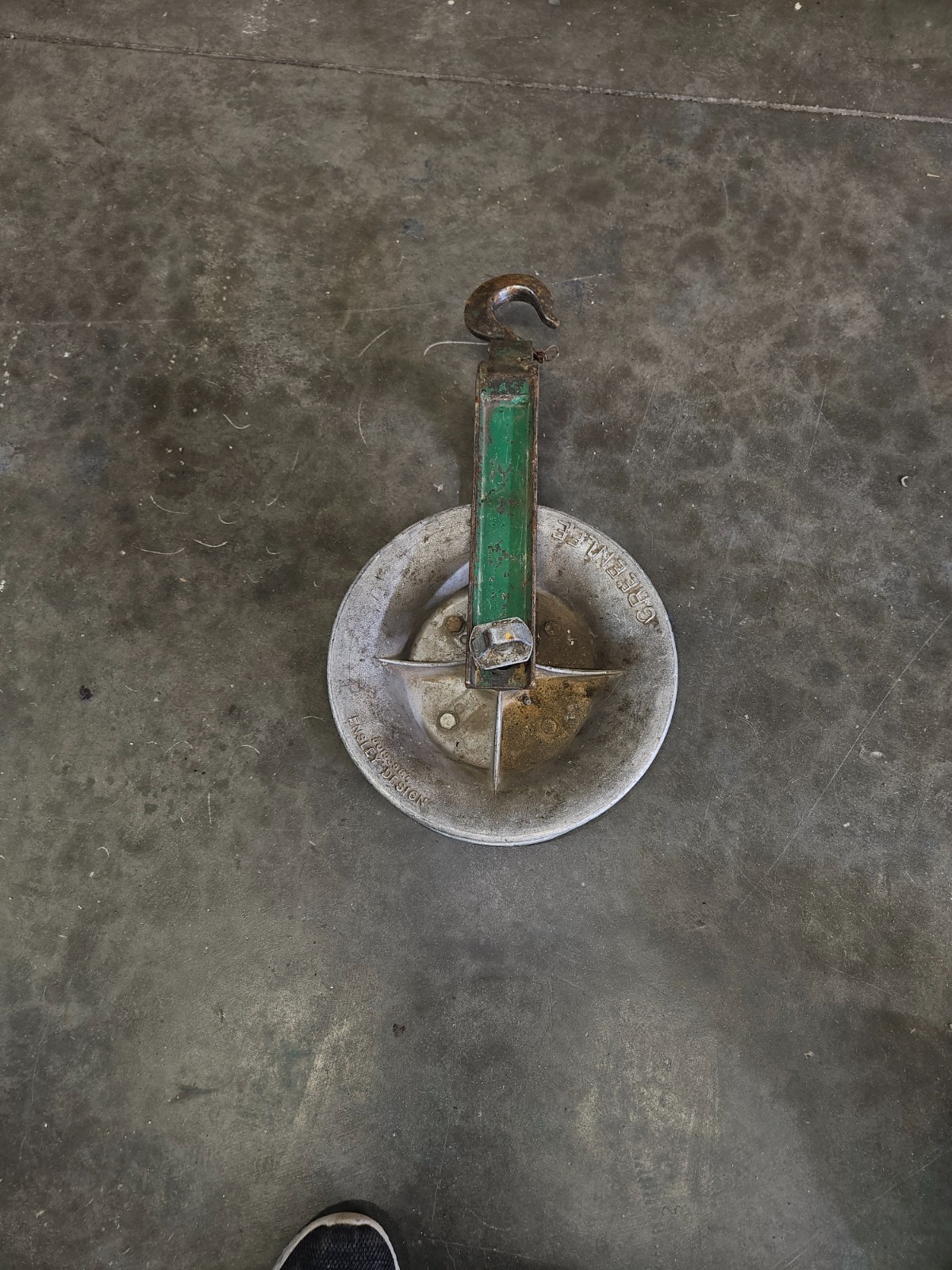 Greelee 12" Hook Type Cable Sheave - Free Shipping