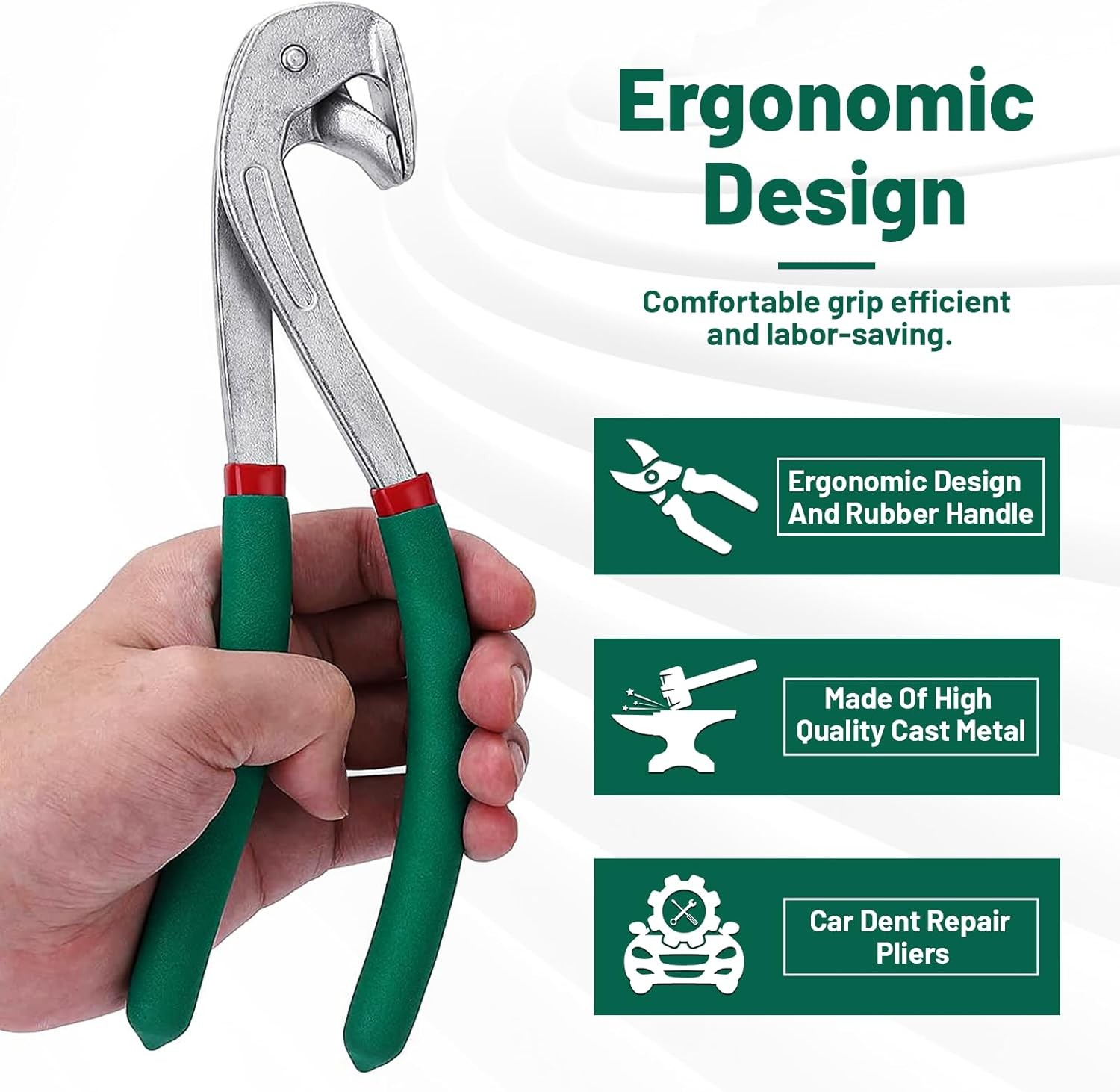 Car Door Fender Panel Crimp Dent Edge Pliers Car Fender Edge Repair Paintless