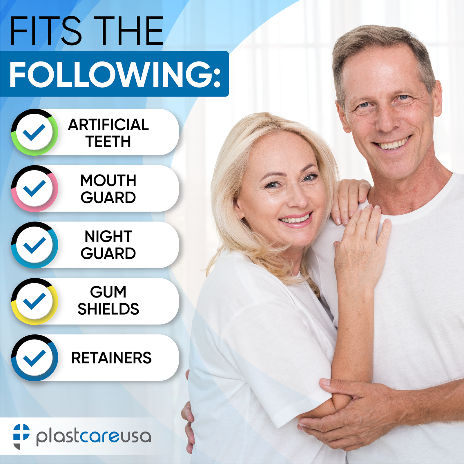 20 Pack Denture Case for Retainer, Teeth Dental Guard Container Holder Bath