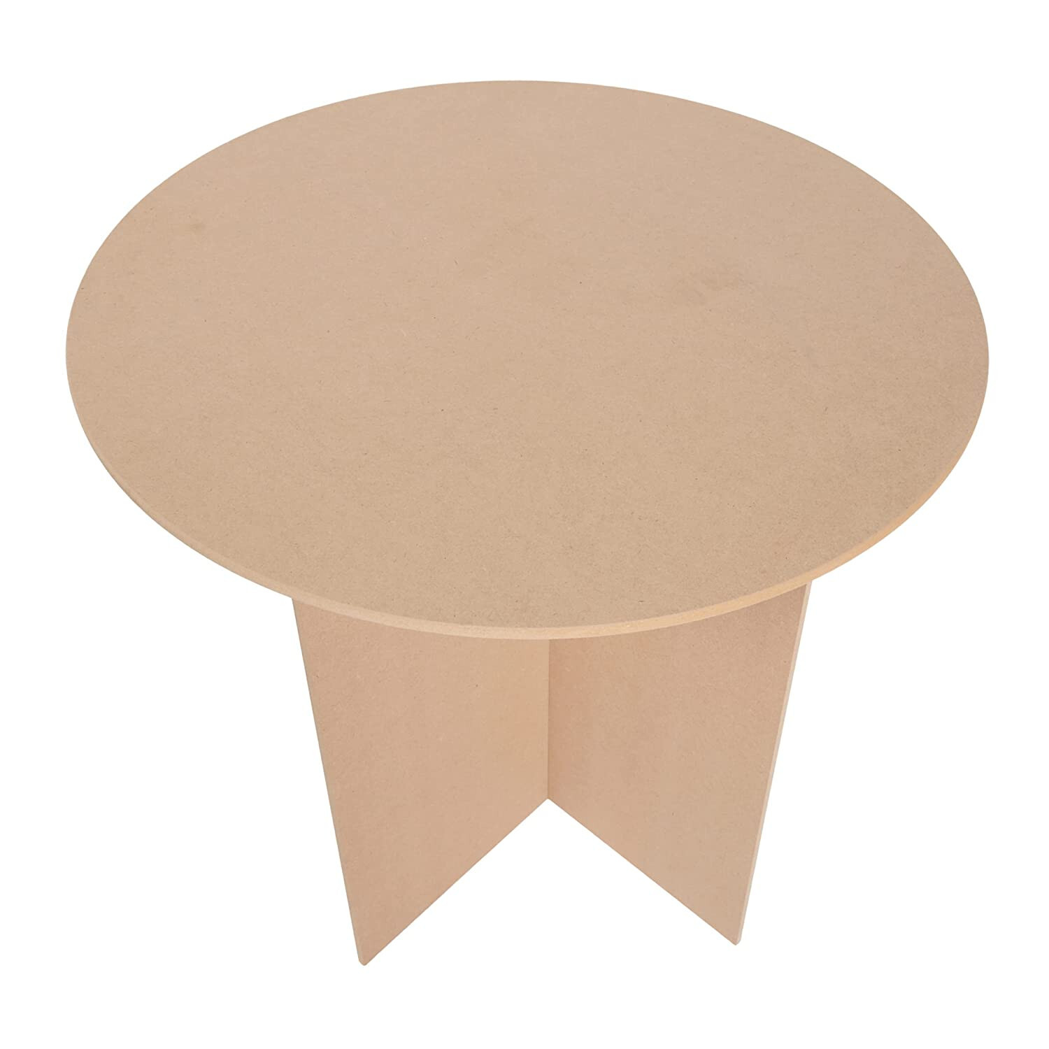 Table 30" Round Wood Display MDF 250 Pound Capacity 29 7/8” High Merchandise