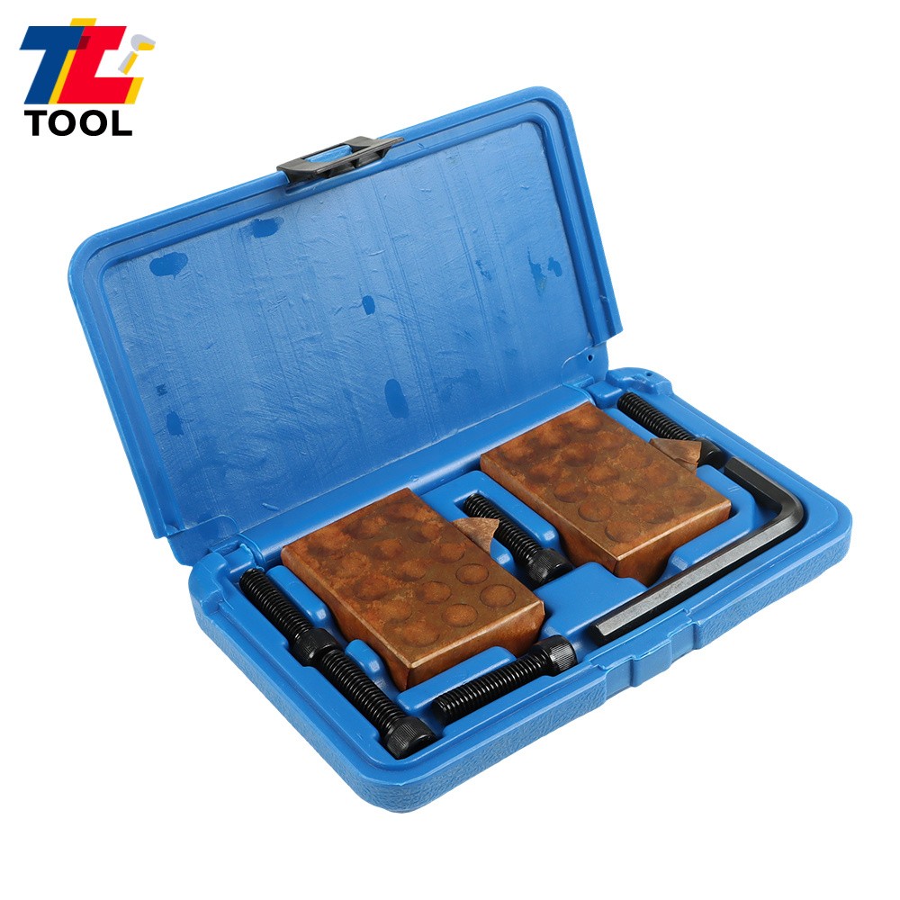 MATCHED PAIRS .0001" PRECISION 1-2-3 123 BLOCK SET With Screws HEX KEY 23 HOLES