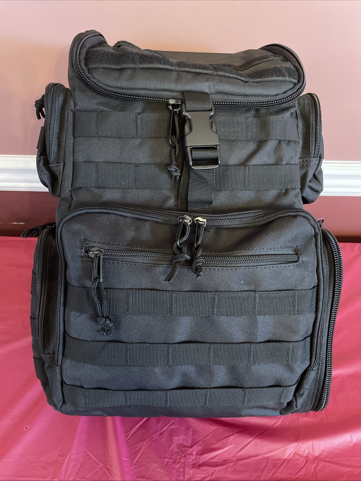 NWT Tactical Range Backpack Removable Divider Gun Cases Bag 4 Pistol Carrying