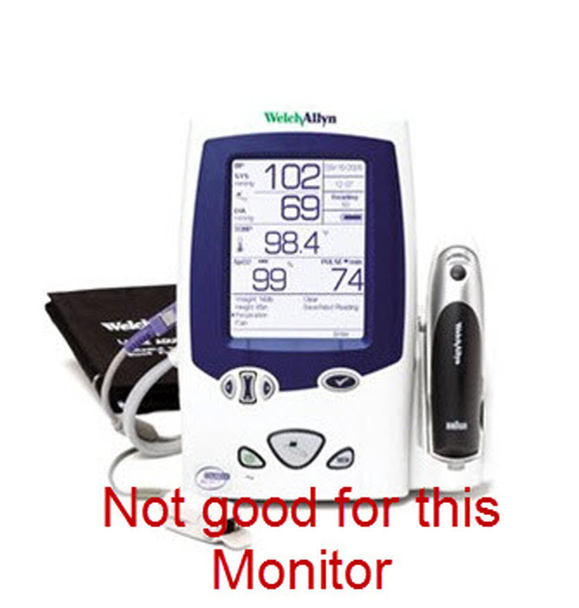 Rolling stand for Welch-Allyn spot 420 vital sign monitor new (small wheel )