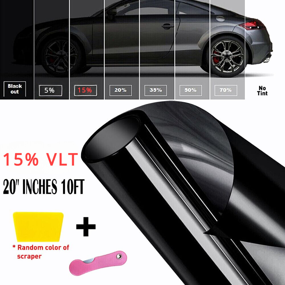 Uncut Roll Window Tint Film 15% VLT UV Block For Car Home Office Glass 20" x10ft