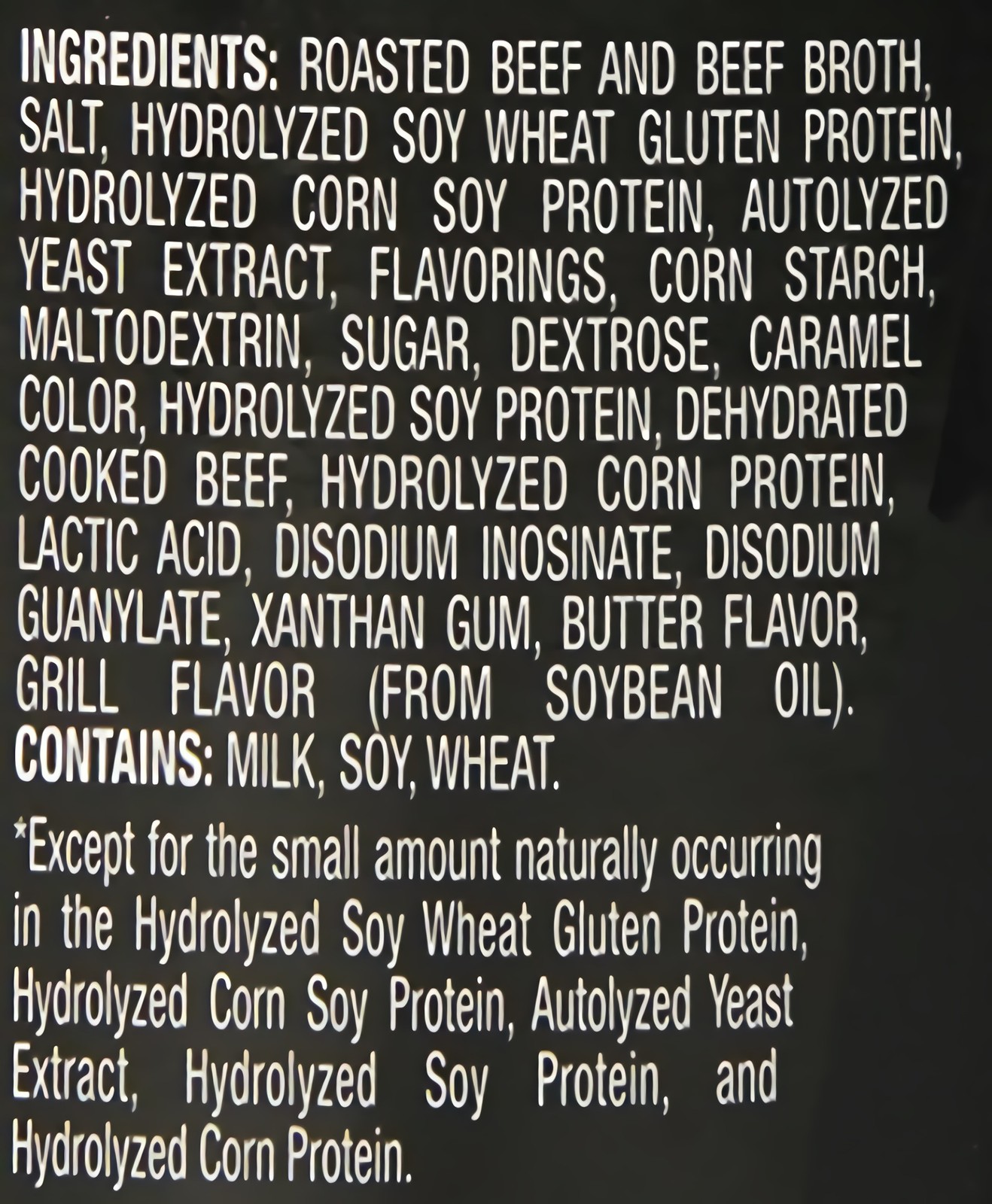 Custom Culinary Gold Label Base Savory, Roasted Beef, 1 Pound