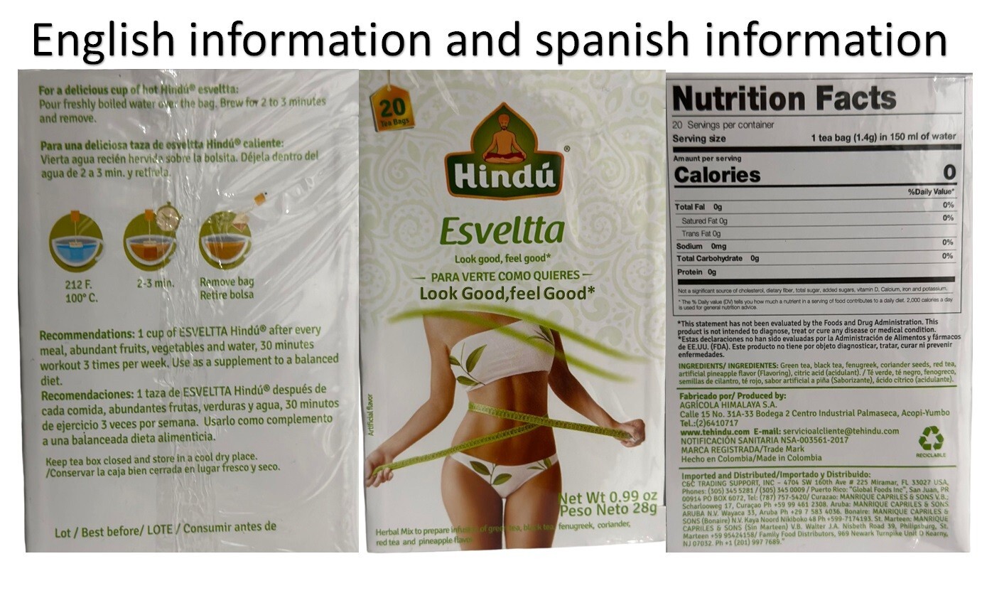 60 Day Detox Tea slimming Weight Loss to get Skinny belly Fit Tea DIVINA sveltta