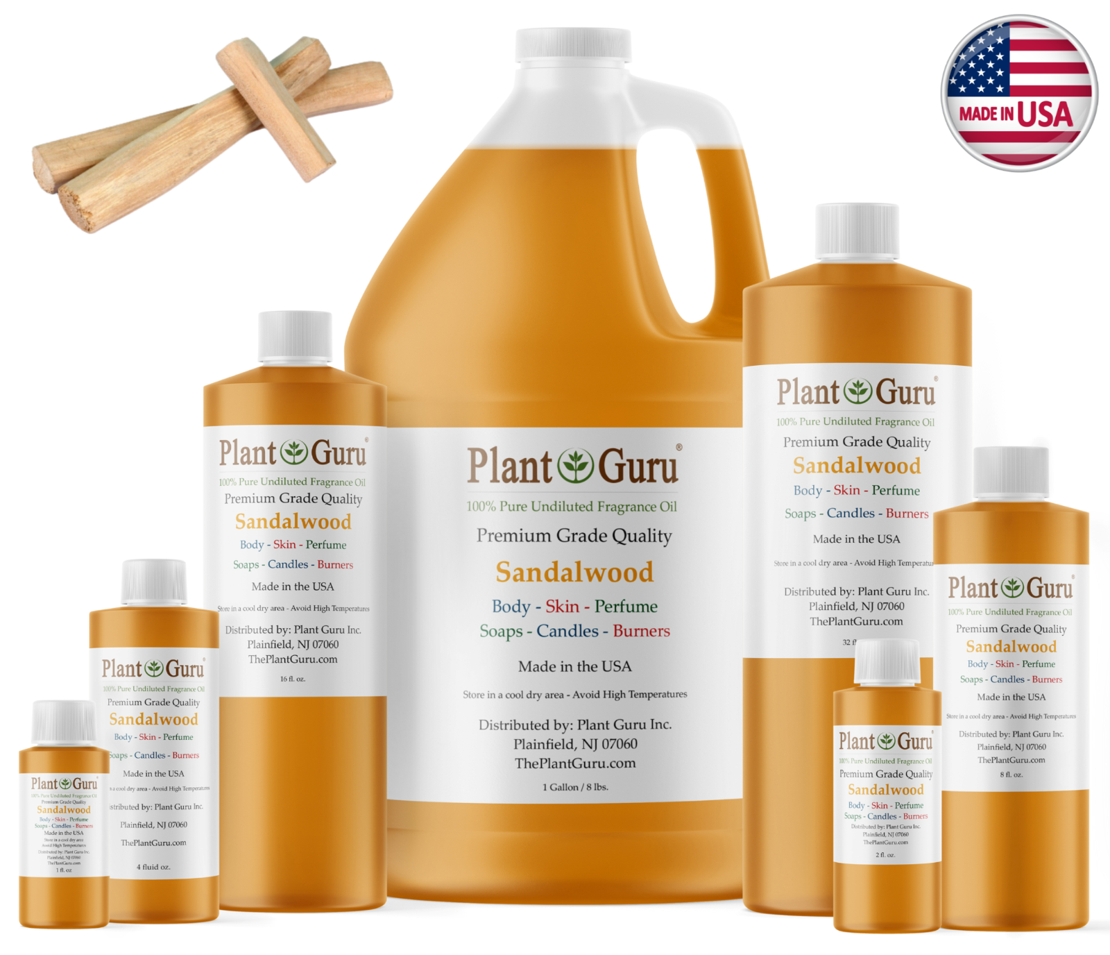 Sandalwood Fragrance Oil For Candle, Soap Making, Diffuser and Burners