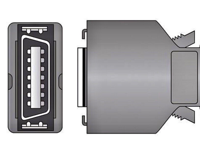 MASIMO Compatible Direct Connect SPO2 Sensor Adult Clip - Same Day Shipping