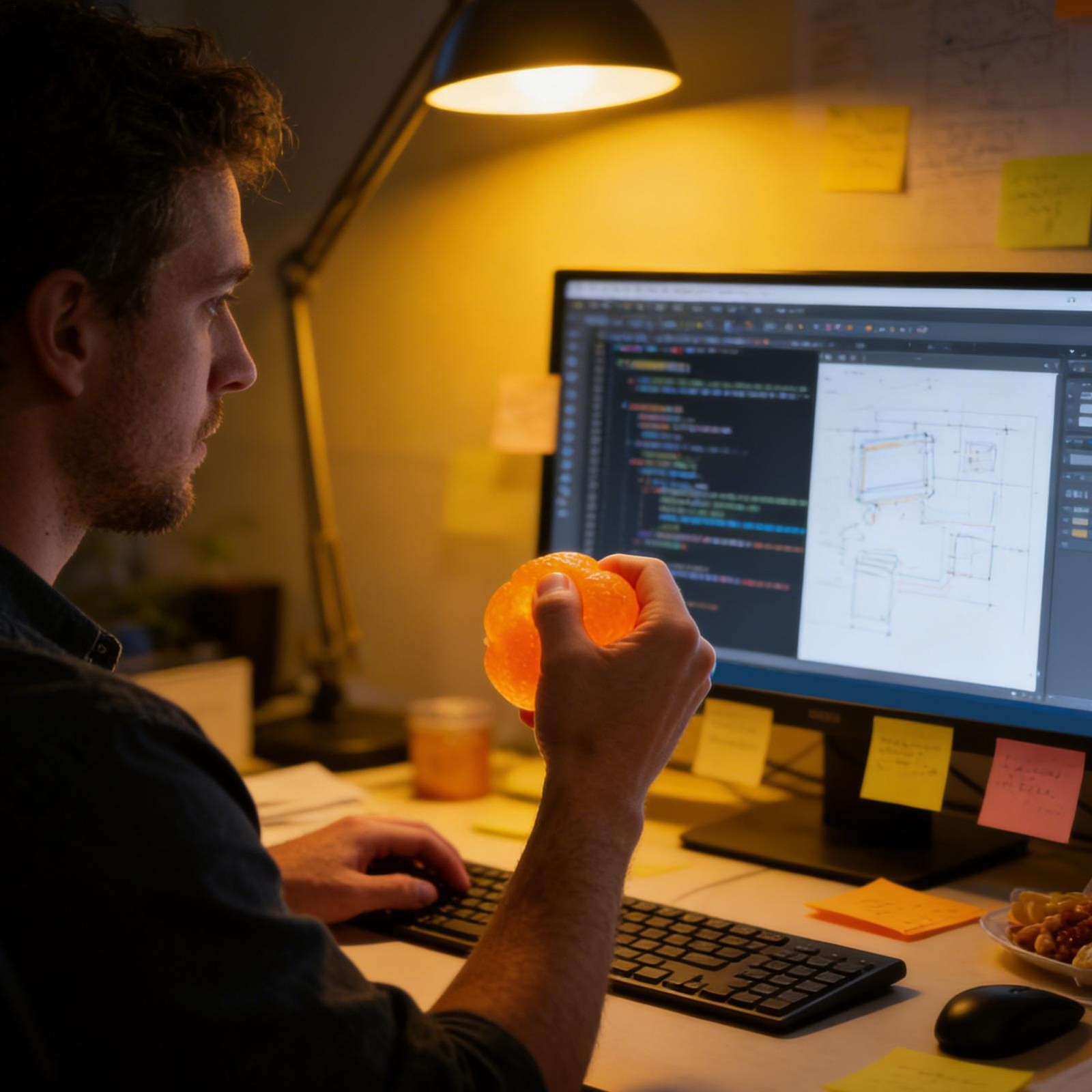 NeeDoh Gumdrop - Textured Sensory Toy with Super Solid Squish Random 1Pc