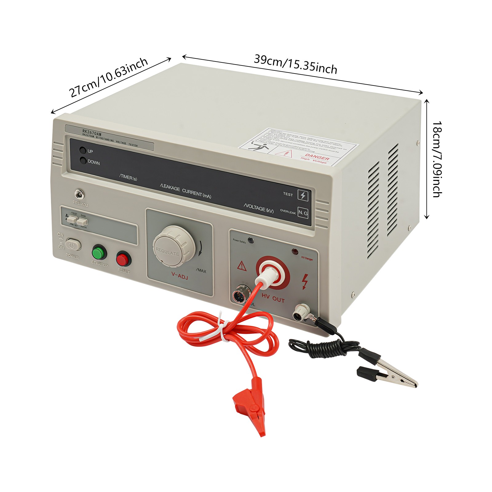 5KV AC Withstand Tester Current Hi-Pot Tester Insulation Resistance Testing Tool