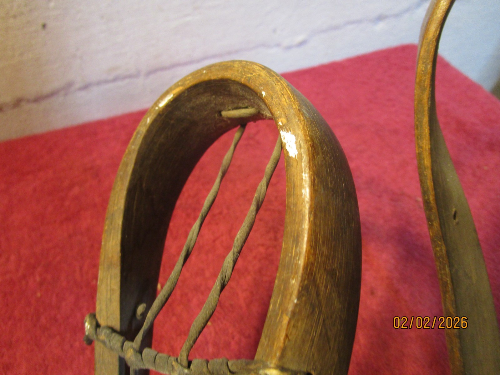 Antique Native American? Lacrosse Stick Ball Sticks Bentwood