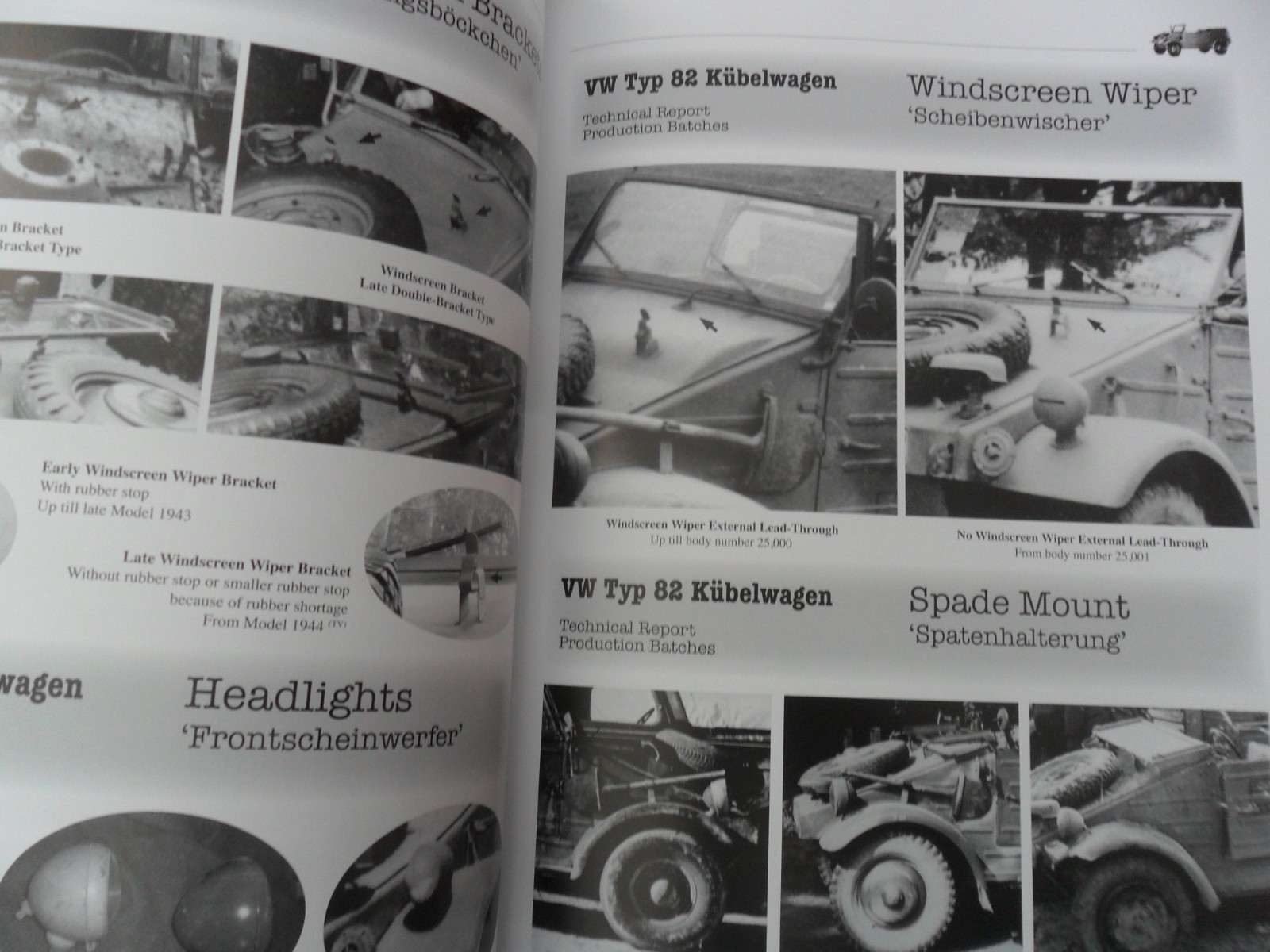 WWII German Army Book Kubelwagen on all Frontlines Volkswagen Type 82