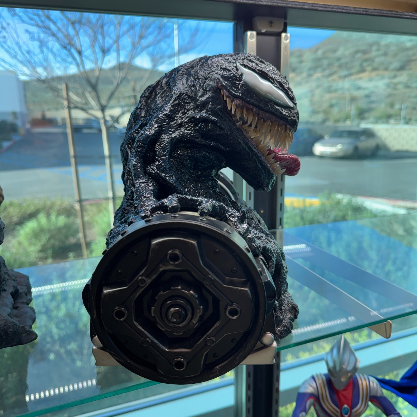 Venom Movie Series Venom Symbiote in Canister Resin Table Top Statue