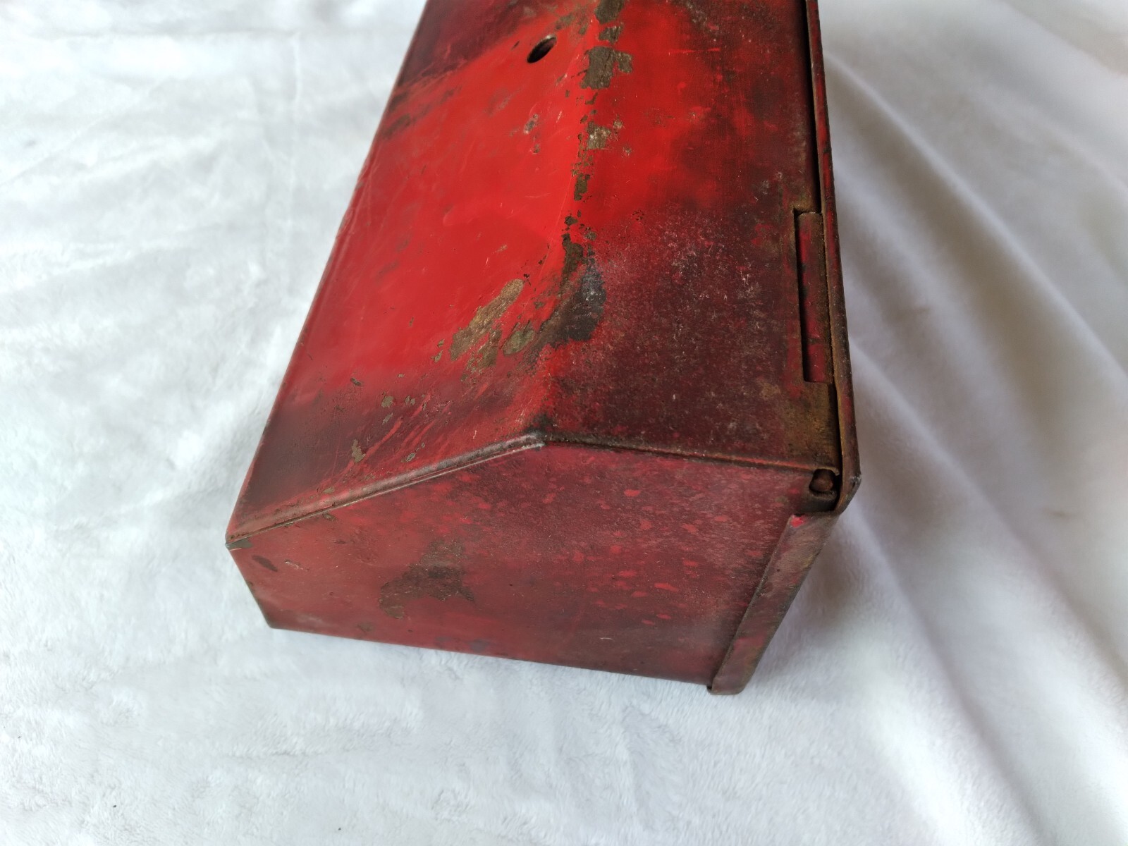 Vintage Tractor Toolbox with Tools Rich-Con Drop Forged Red