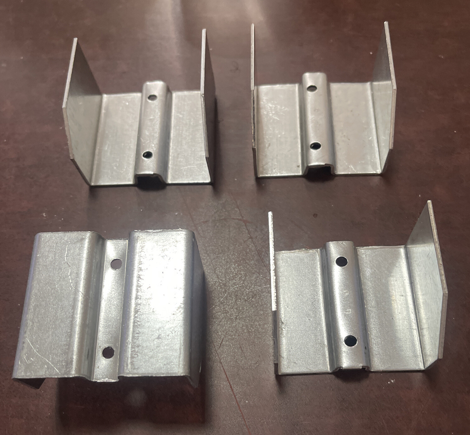 W Style Galvanized Bee Hives Pallet clips 4 Piece Pack