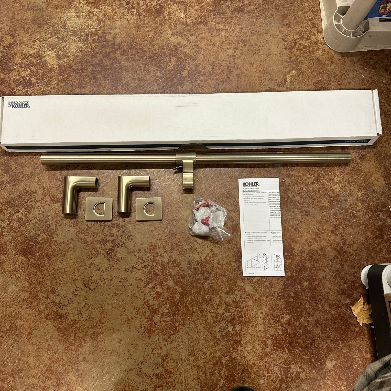 Kohler 98342-F2-BV Awaken 24" Deluxe Slidebar Vibrant Brushed Bronze