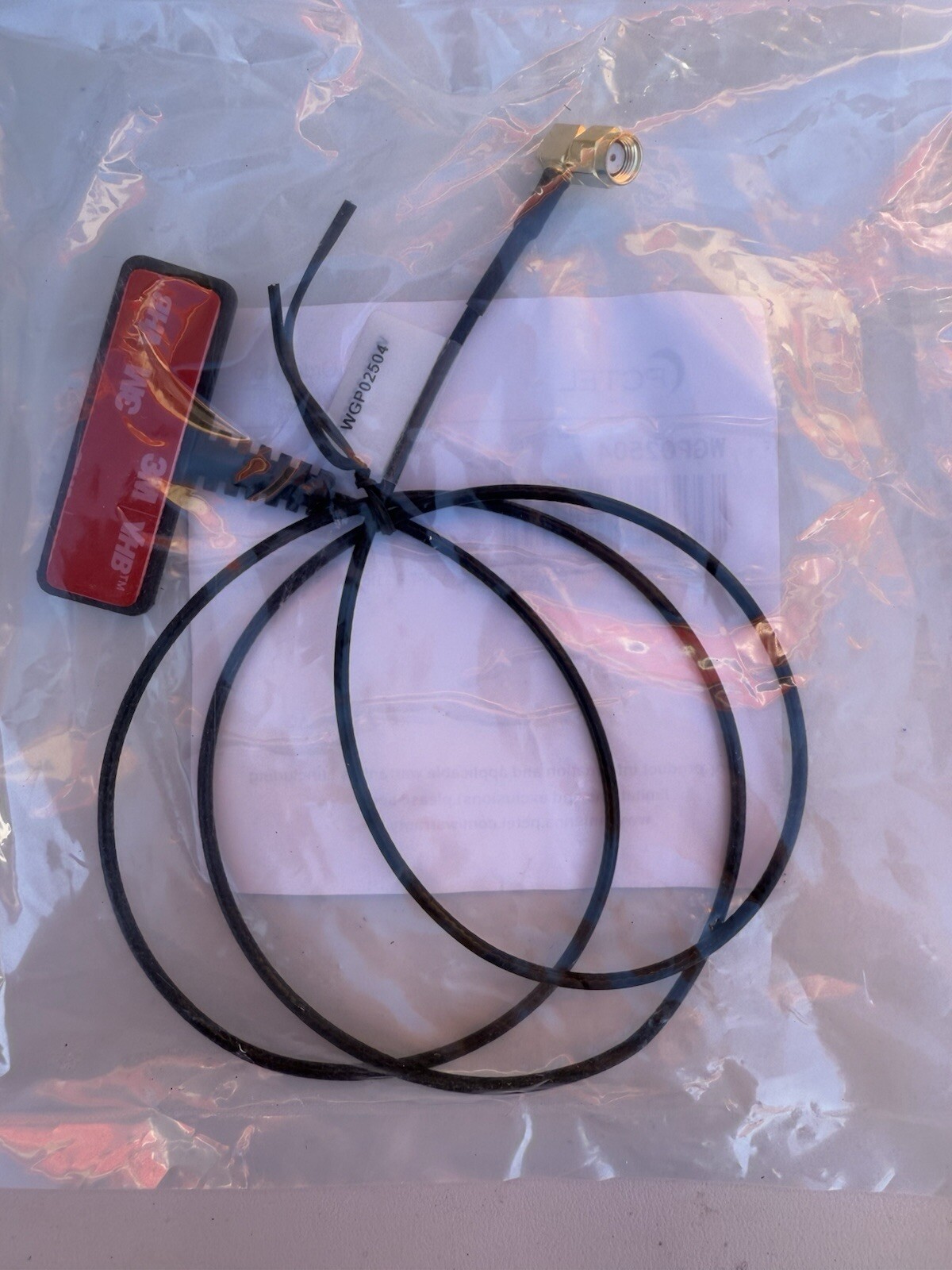 PCTEL WGP02504, WG-3938D-24 2.4 GHz Glass Mount Antenna 3ft WatchGuard 4RE