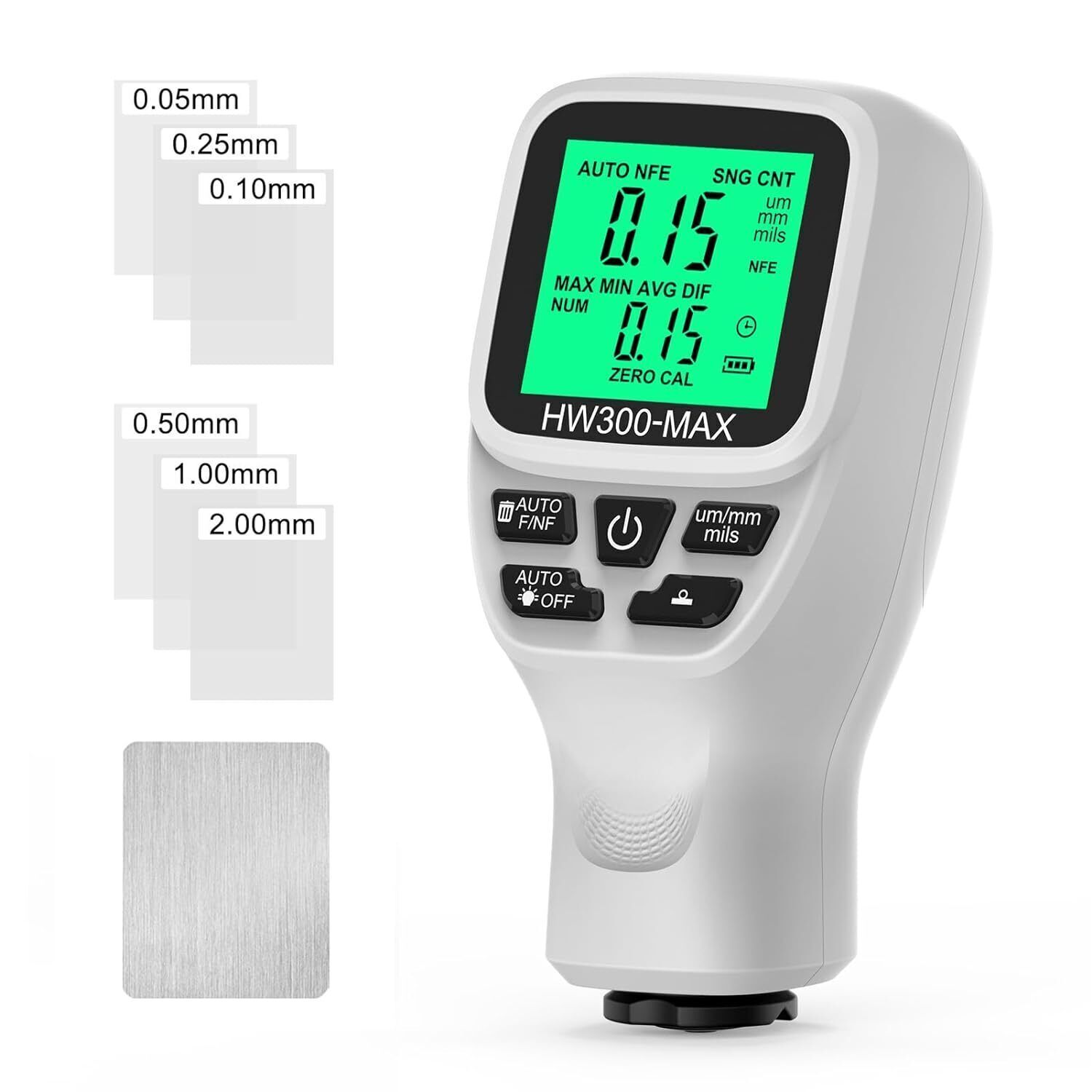 Paint Coating Thickness Tester Auto Measuring Gauge Meter Kit Digital Car HW-300