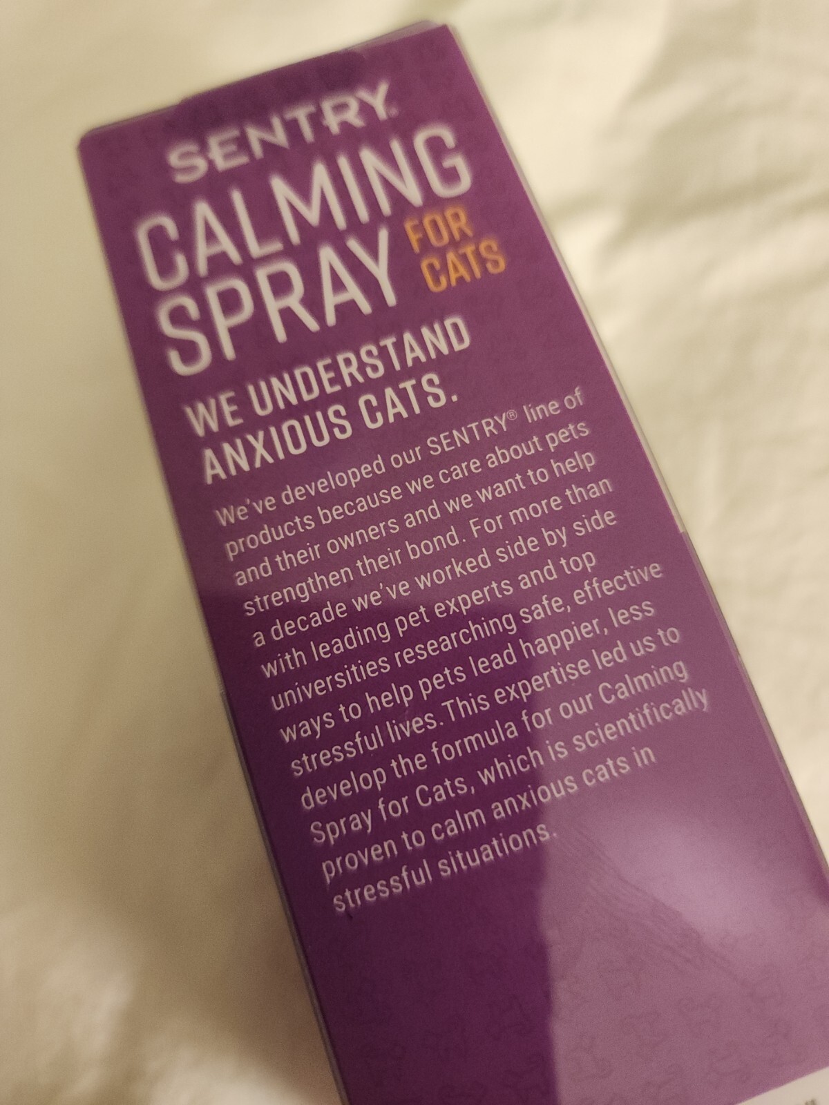SENTRY Behavior Calming Spray for Cats 1 oz Pheromone Stress Relief SHIPS FREE
