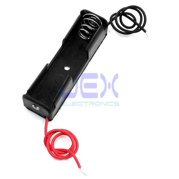 Single/1X AA DIY Battery Holder Case Box Base 1.5V PCB Mount With Bare Wire Ends