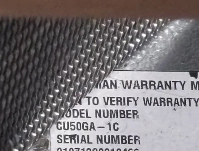 Scotsman CU50GA-1C Cooled Undercounter Cube Ice Machine