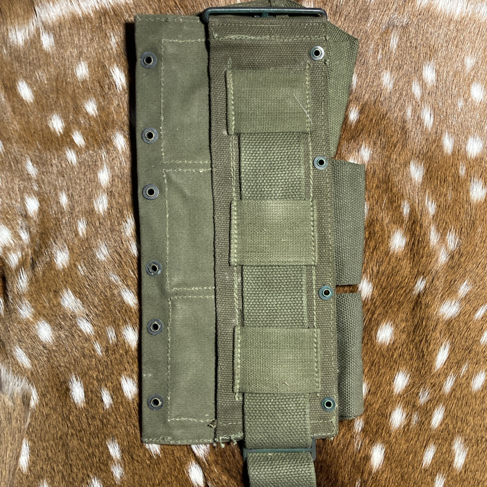 WWII Era US Army M1937 BAR Magazine Belt - Original Nice Condition JQMD-51