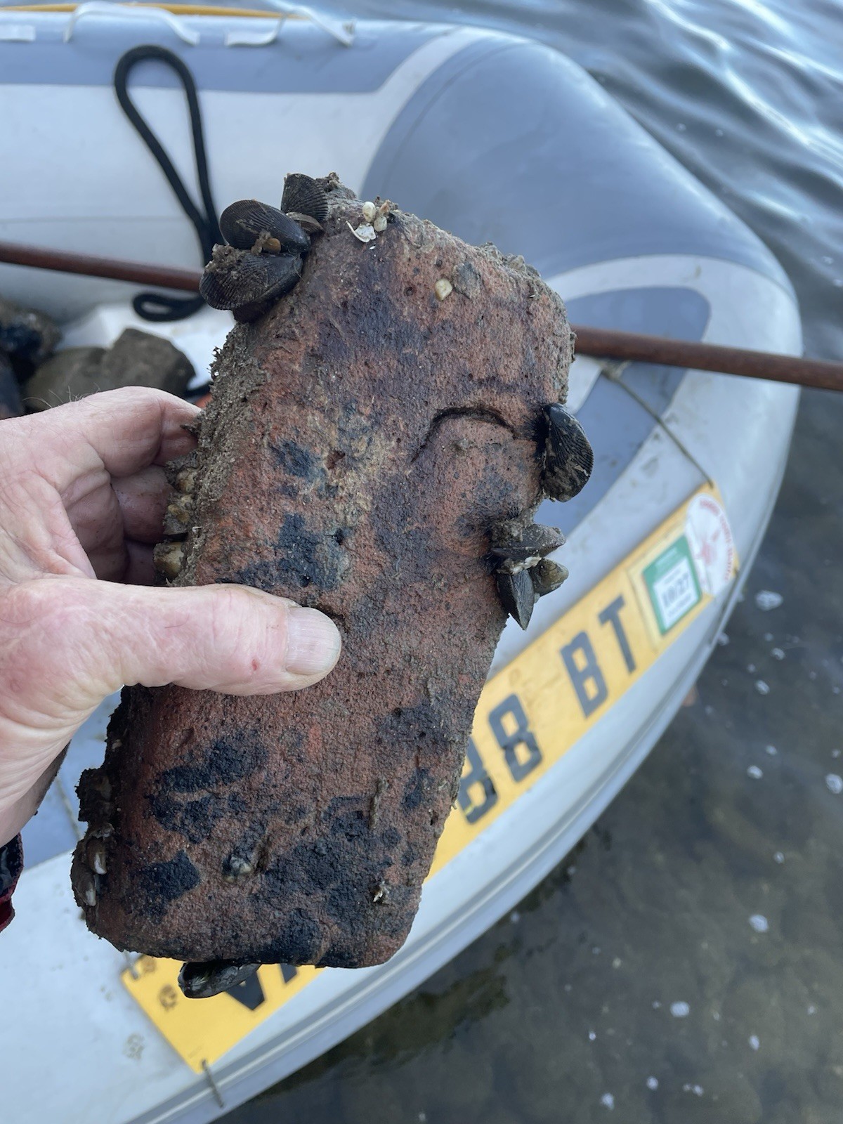 George Washington Relic Brick from Wakefield, Birthplace Of Our 1st President